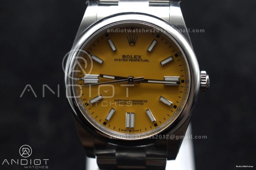 Edition 41mm Clean 1:1 Yellow Oyster 124300 Dial OnTrend Perpetual 937 904L Steel VR Best 0413